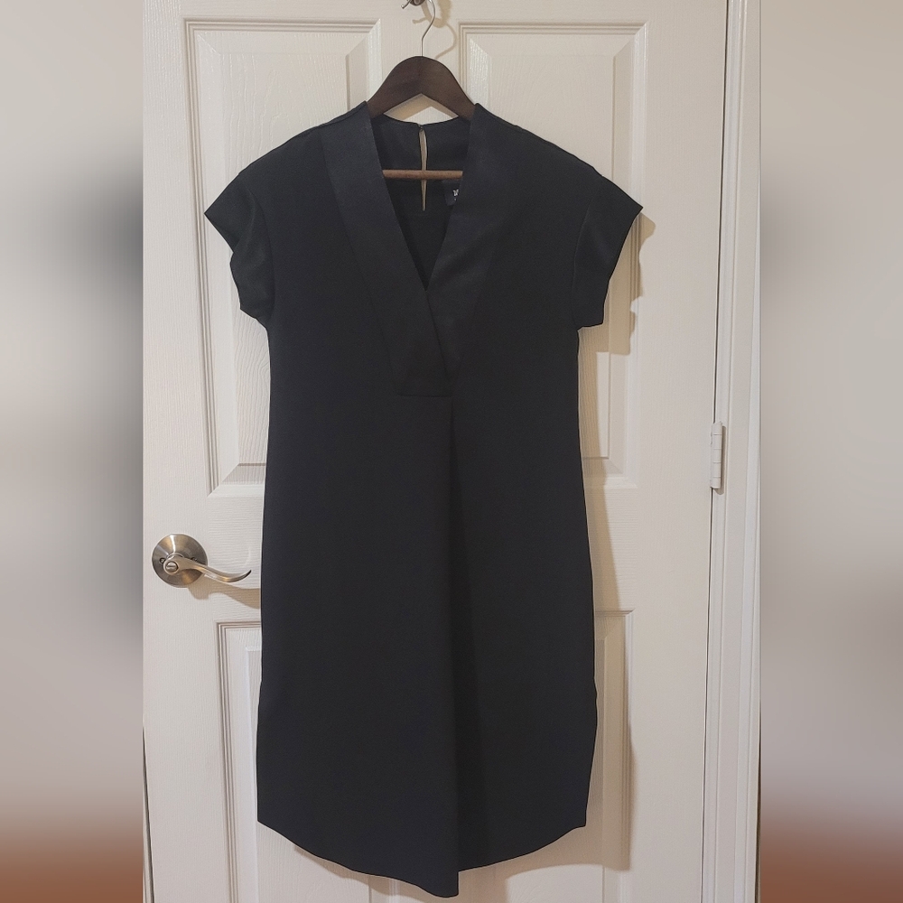 Anthropologie Black Mini Dress for Effortless Elegance